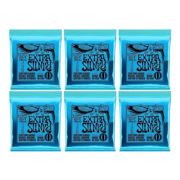[GLM^[×6Zbg]ERNIE BALL 2225×6Zbg EXTRA SLINKY[08-38]/[֔Es