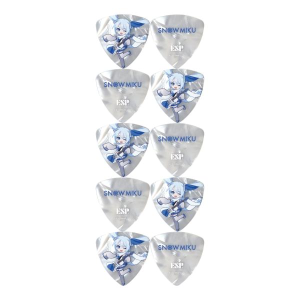 他サイト： ESP PD-Miku-SNOW/10枚セット おにぎり型 SNOW MIKU SD雪ミク 初音ミク ギター ピック/メール便発送・代金引換不可の商品画像