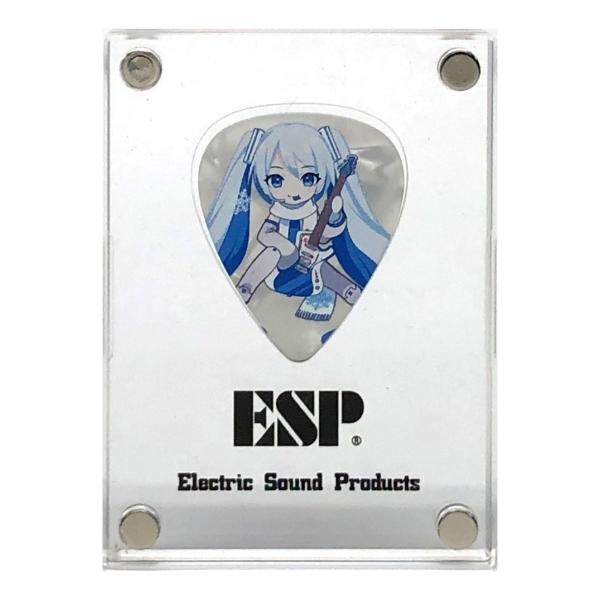 他サイト： ESP PT-Miku-SNOW/ピック1枚+ピックスタンドセット ティアドロップ型 SNOW MIKU SD雪ミク 初音ミク ギター ピック/メール便発送・代金引換不可の商品画像