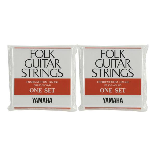 YAMAHA FS-530×2 フォーク弦/ミディアム/セット弦×2(FS530)/メール便発送・代金引換不可