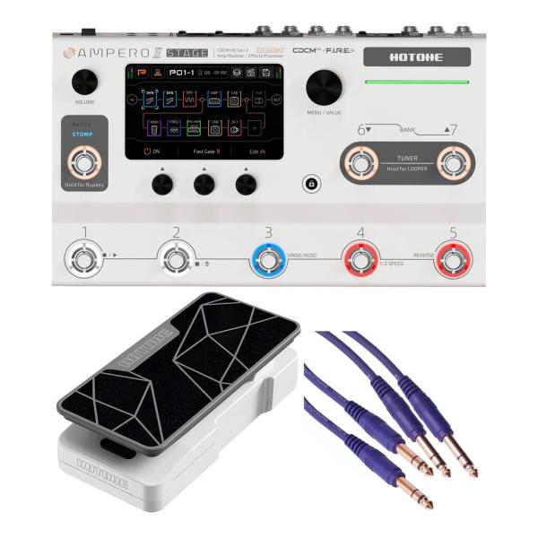 AMPERO Ⅱ STAGE/PRESS/SWITCH+/セットHOTONE Amazon.com: Hotone Ampero II Press Passive Expression and