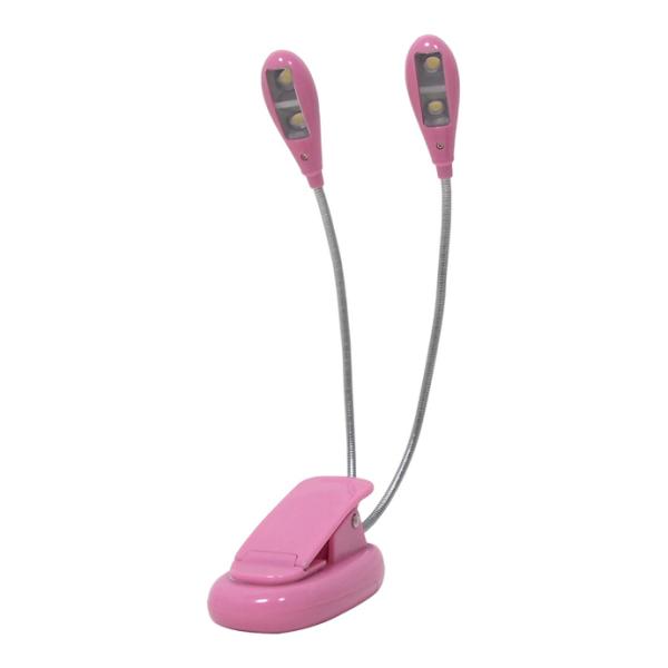 他サイト： KC KML-02 PK(ピンク) 譜面台用 クリップ式 LEDライト 譜面台 ライト 読書灯 クリップ オーケストラライトの商品画像