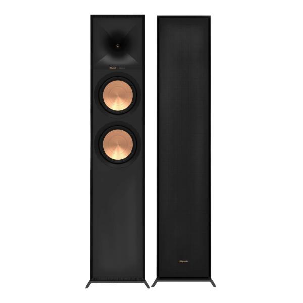 Klipsch - R-600F Reference Series Dual 6-1/2" 400-Watt Passive 2-Way Floor Speaker (Each) - Black