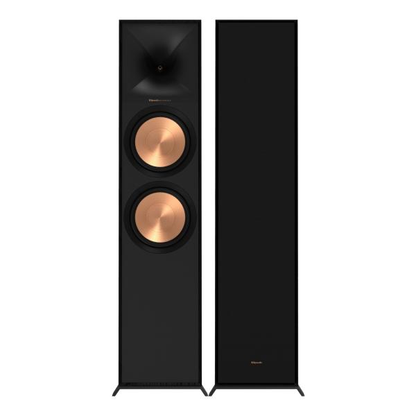 Klipsch - R-800F Reference Series Dual 8" 600-Watt Passive 2-Way Floor Standing Speaker (Each) - Black