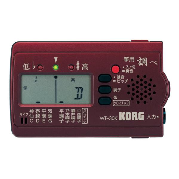 他サイト： KORG WT-30K 箏用 調べ 琴専用チューナー/メール便発送・代金引換不可の商品画像