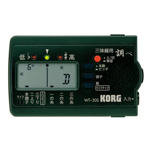 他サイト： KORG WT-30S 三味線用 調べ 三味線専用チューナー/メール便発送・代金引換不可の商品画像