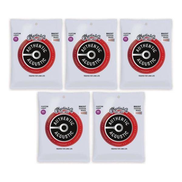 MARTIN MA535T×5 [11-52] AUTHENTIC ACOUSTIC LIFESPAN 2.0/Custom Lightt AR[XeBbNM^[/[֔Es