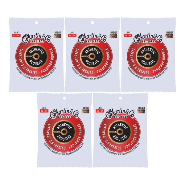 他サイト： MARTIN MA540T×5 /メール便発送・代金引換不可 [12-54]AUTHENTIC ACOUSTIC LIFESPAN 2.0/Light アコギ弦の商品画像
