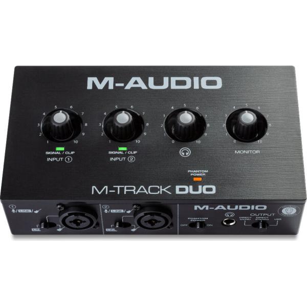 M-Audio M-Track Duo R{2n t@^d 48-KHz 2`l USBI[fBIC^[tF[X