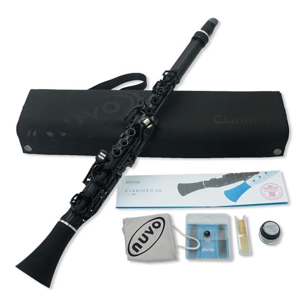 NUVO CLARINEO クラリネオ プラスチッククラリネット　ブラック n120clbk-st.jpg