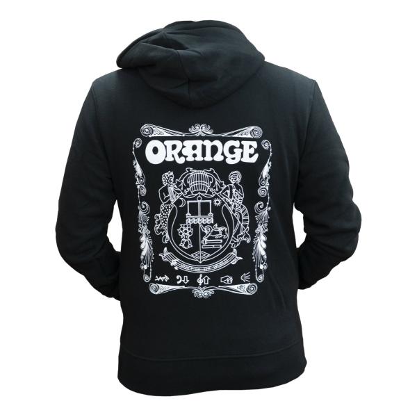 ORANGE Hoodie with Crest and Logo Black [STCY] p[J[ ubN / IWS