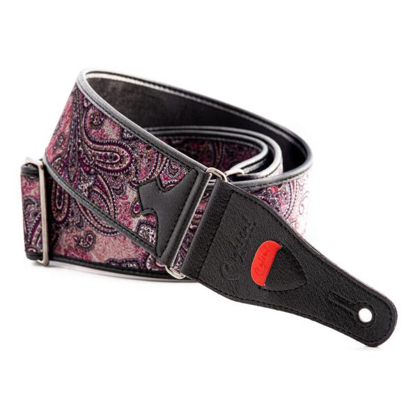 RightOn! STRAPS PAISLEY VELVET-60 Burgundy �M�^�[�A�x�[�X�p�X�g���b�v �x���x�b�g�ƃy�C�Y���[�̃G���{�X