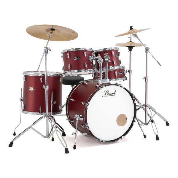Pearl RS525SCWN/CN #747 マット レッド ROADSHOWシリーズ ドラムセット/限定カラー
