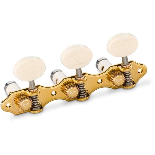 Schaller GTC Hauser GO61(40) [Gold/Galalith oval({^)/White deluxe(|Xg)] NVbNM^[pyO()Zbg