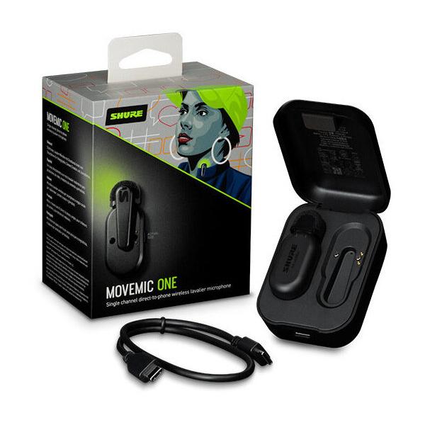 【新品】SHURE MoveMic One MV-ONE-J-Z6 SHURE MoveMic One クリップオン ワイヤレスマイクロホン 1本入り 充電