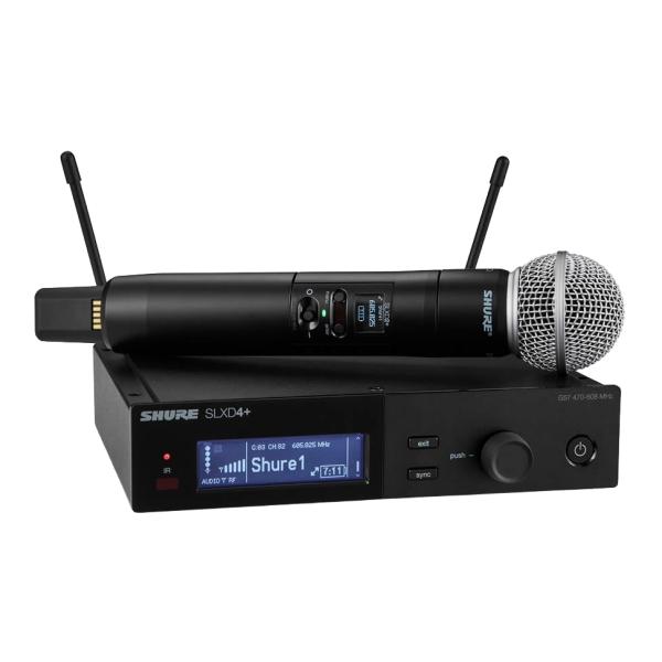 SHURE SLXD24+J/58-JB ワイヤレスシステム 「SLXD4+」受信機+「SLXD2+/SM58」マイク(送信機)セット