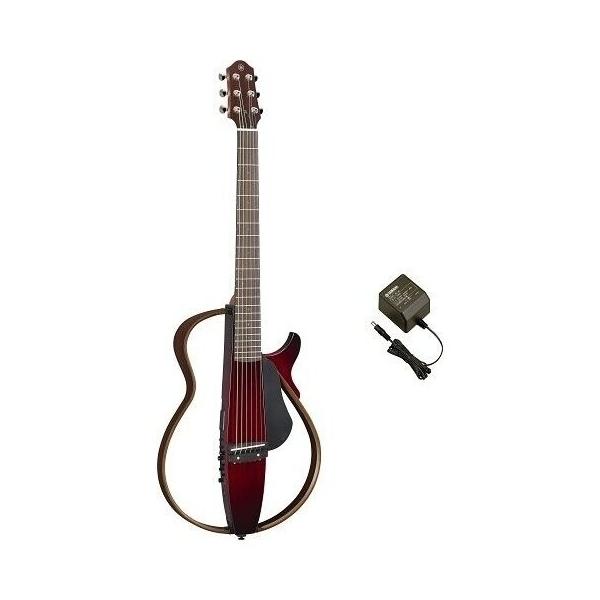 YAMAHA SLG200S/CRB/スチール弦(純正電源アダプター/PA-3C付) サイレントギター/代金引換不可 ※本品はスチール弦モデルです。