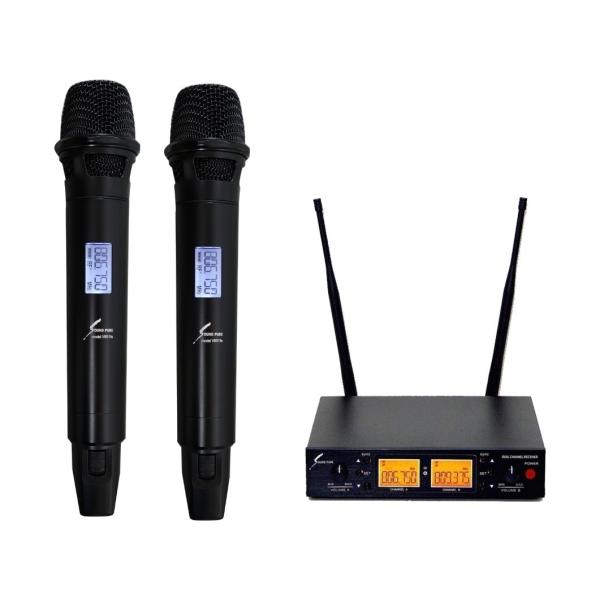 SOUND PURE SPHv8011s-VDUAL デュアルチャンネル ワイヤレスシステム w/v8011s ハンドマイク×2
