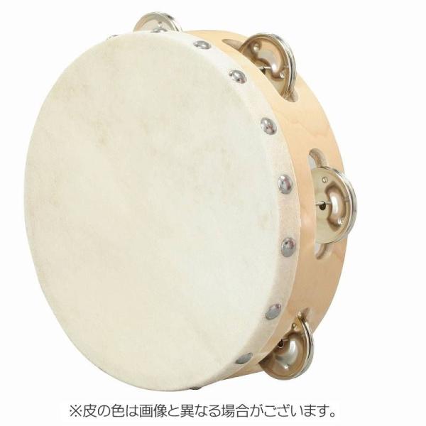 KIKUTANI TMB-18 本皮 木製タンバリン 18cm