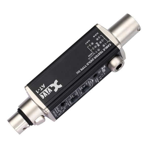 Portable Audio Tester・シグナルジェネレーター:1kHzのトーンまたはピンクノイズのオーディオ信号を発生・XLRケーブルテスター:XLRケーブルの損傷を検出・XLR入力メーター:XLR入力信号の強さを測定・ファンタム電源...