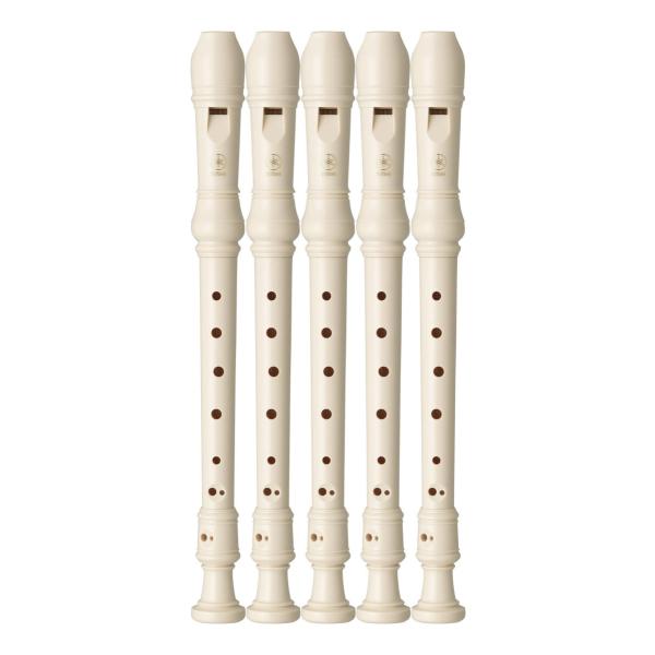 YAMAHA YRS-27III/5本セット ソプラノリコーダー ジャーマン式