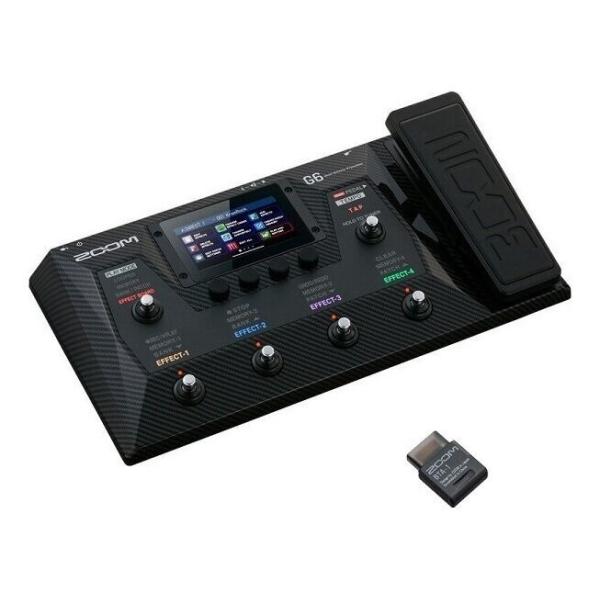 ZOOM G6 マルチエフェクター　BluetoothアダプターBTA-1付き ズーム(楽器) ZOOM G6(Bluetoothアダプタ/BTA-1付) タッチ