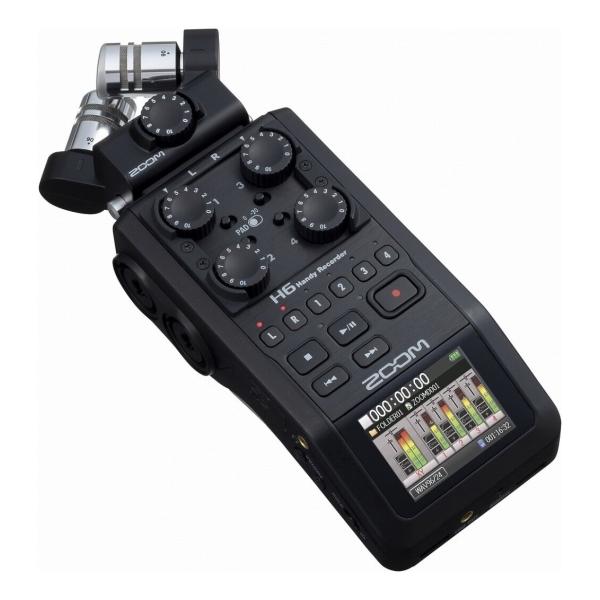 ZOOM H6/BLK マイク交換ハンディレコーダー ブラック ZOOM H6/BLK マイク交換ハンディレコーダー ブラック