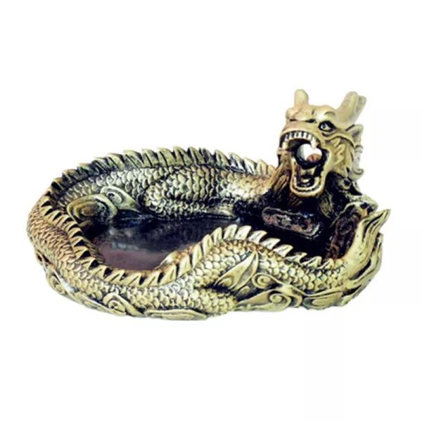 浄化用 灰皿 ガラス クリスタルガラス おしゃれ かっこいい 高級 ギフト ドラゴン 龍 竜 アンティーク風 インテリア 置物 オブジェ 灰皿 とぐろを巻く龍 円形 Buyee Buyee Japanese Proxy Service Buy From Japan Bot Online