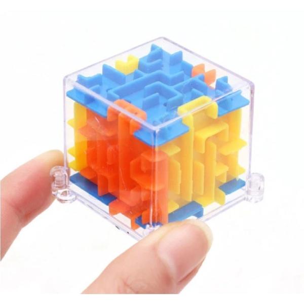 訳あり 玩具 立体パズル 迷路 パズル 立方体 キューブ パズル 3D 迷路 立体迷路 暇つぶし キューブ 密閉安全 迷路 ゲーム こども 脳トレ 知育 在庫限り