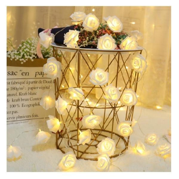 照明 1.5m 【薔薇orスターorハート】 選べる3種類 LEDライト イルミネーション クリスマス 飾り付け イルミネーション LED ワイヤー 電池式 1.5m 10球 防水 ワイヤーライト 銀ジュエリーライト デコレーションライト ...