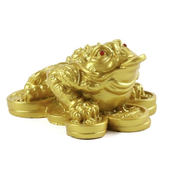 置物 風水 蛙 カエル 小判 ミニチュア 風水アイテム 大盛況 超縁起物