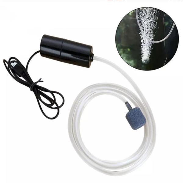 エアストーン エアポンプ 酸素ポンプ 水槽用ポンプ USB 釣り 持ち運び