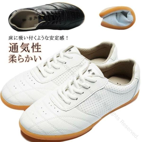 武術太極拳シューズ 太極拳練習用競技シューズ 武術 太極拳 太極 男女兼用 柔らかい運動靴 幅広設計 滑り止め靴底 通気性 牛革 ソフトレザー かかと補強 足首サ
