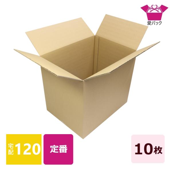 ダンボール箱 強化段ボール 120サイズ A3 10枚セット 中芯強化材質 日本製 引っ越し 引越し 宅配 国産