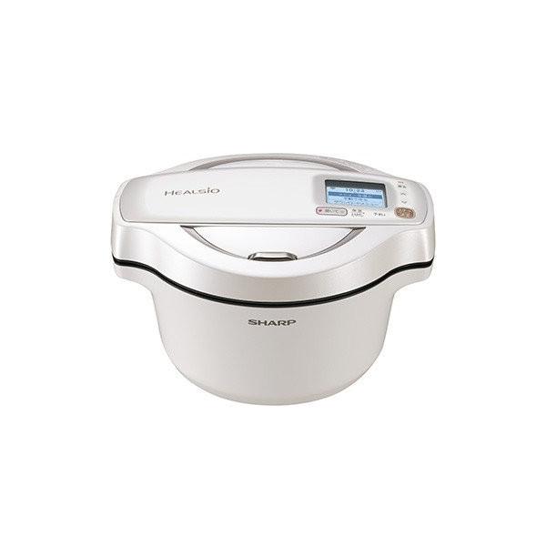 SHARP - 水なし自動調理鍋 ヘルシオ ホットクック ホワイト KN-HW16E-W SHARP ヘルシオ ホットクック KN-HW16E-W シャープ 自動調理