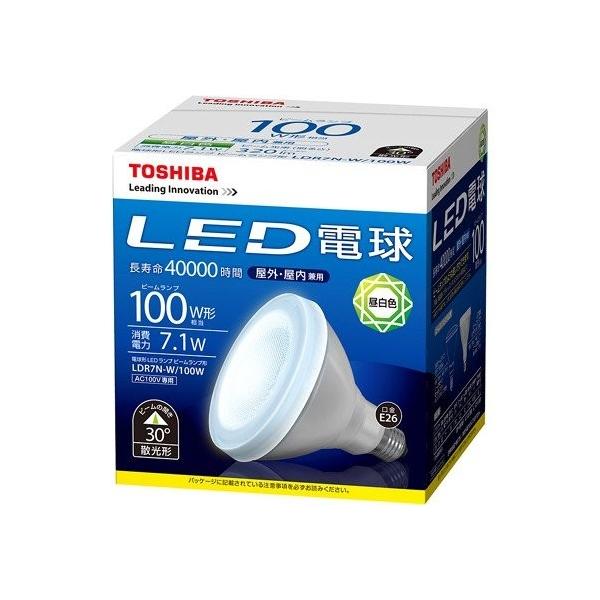 TOSHIBA LDR7N-W/100W LED電球 6個セット 東芝ライテック (6個セット)LED電球 LDR7N-W/100W ビームランプ形