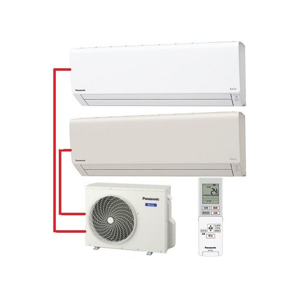 【新品】 Panasonic パナソニック ルームエアコン 室外機セット　K airconya-net_7120