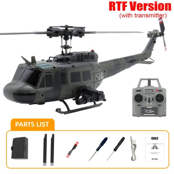 RC ERA C032 ラジコンヘリコプター UH-1 ヒューイ カモフラージュ