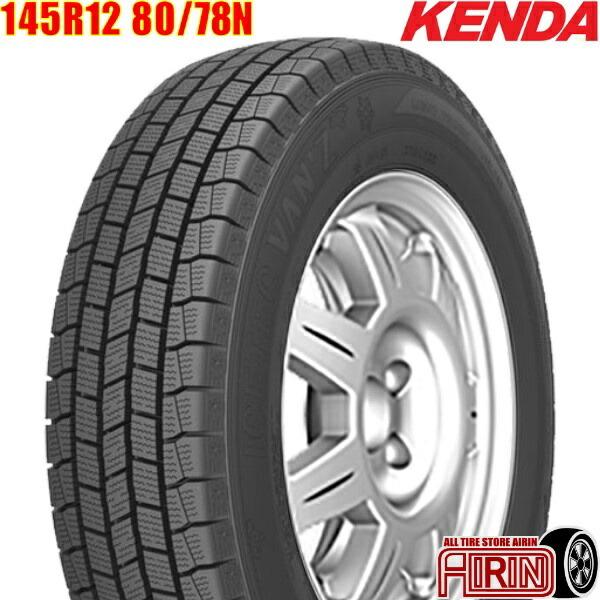 145R12 80/78N KENDA ICETEC van'z WR01 1本 スタッドレスタイヤ 単品 2本セット 4本セット ミニキャブ ハイゼッ