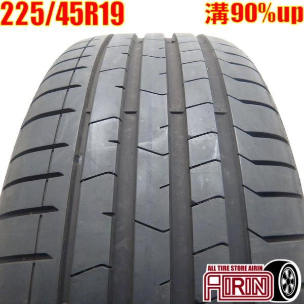 中古タイヤ 225/45r19 タイヤ ピレリ ピーゼロ ランフラット 1本 単品 C-HR レガシィ デュアリス ジューク 中古 19インチ