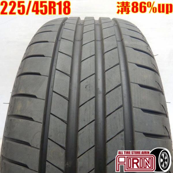 23年製 バリ山 ブリヂストン NEWNO 【 225/45R18 2本 】 パンク