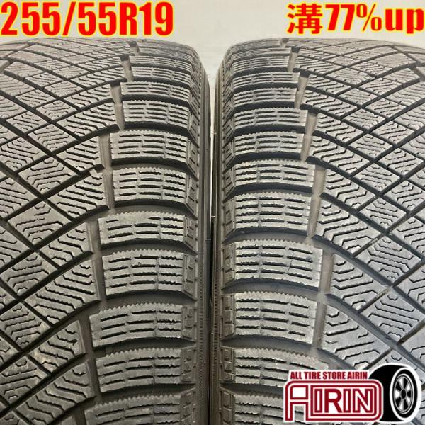 255/55r19 スタッドレスタイヤ アイスゼロ リフレクション 2本セット グランンドチェロキー レクサスRX カイエン 中古 19インチ