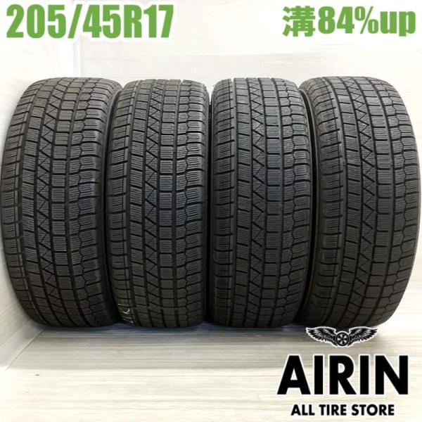 中古タイヤ 205/45r17 スタッドレスタイヤ ケンダ アイステック ネオ KR36 4本セット ヴィッツ CR-Z ノート ロードスター 中古 17インチ