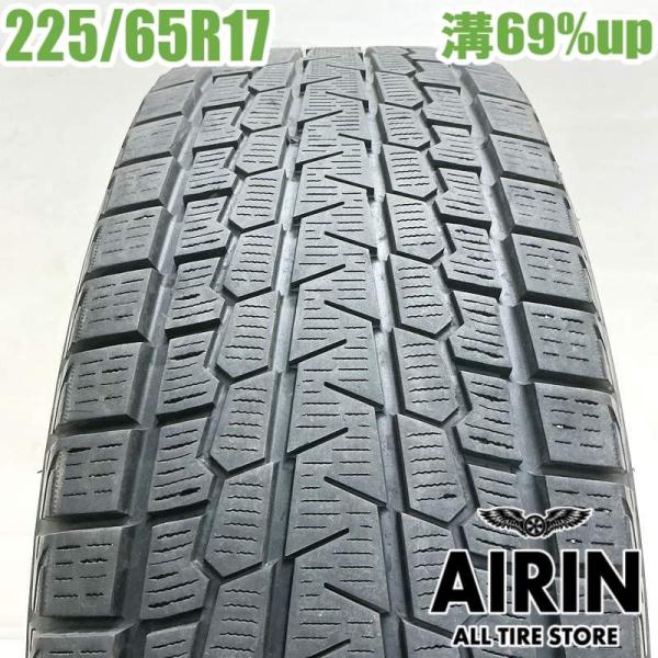 中古タイヤ 225/65r17 スタッドレスタイヤ ヨコハマ アイスガード G075 1本 単品 レクサスNX RAV4 ハリアー エクストレイル 中古 17イ