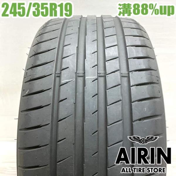 中古タイヤ 245/35r19 タイヤ  ミレバー スポーツマクロ MA349 1本 単品 ホンダNSX    中古 19インチ