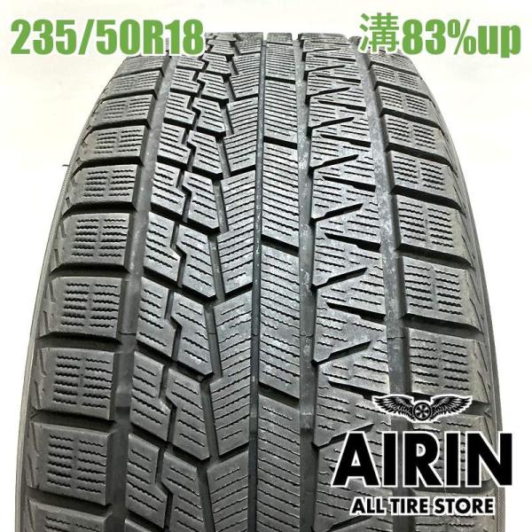 中古タイヤ 235/50r18 スタッドレスタイヤ ヨコハマ アイスガード7 IG70 1本 単品 レクサスLS アルファード ベンツGLAクラス 中古 18イ