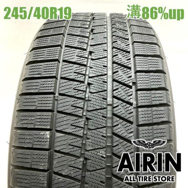 中古タイヤ 245/40r19 スタッドレスタイヤ ダンロップ ウインターマックス 03 1本 単品 アルファード ヴェルファイヤ 中古 19インチ
