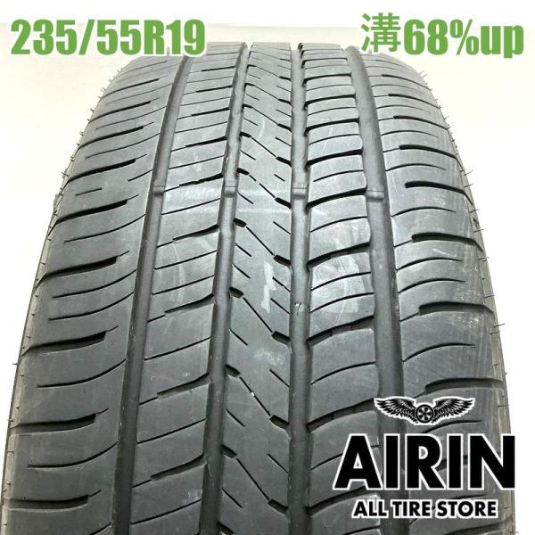 中古タイヤ 235/55r19 タイヤ ダンロップ グラントレック PT5 1本 単品 レクサスRX RXハイブリッド MIRAI RAV4 中古 19インチ