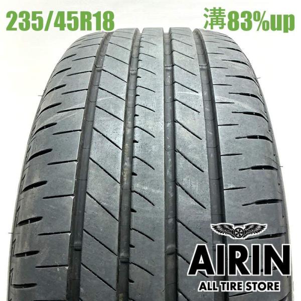 中古タイヤ 235/45r18 タイヤ ブリヂストン トランザ T005A 1本 単品 クラウン マークX ビートル パサート 中古 18インチ