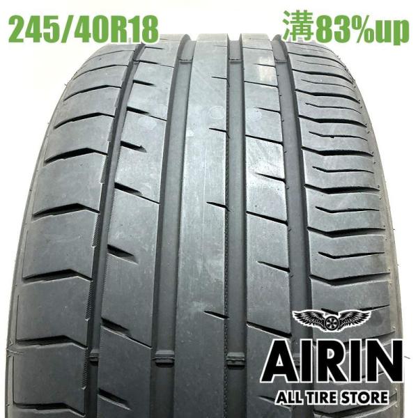 中古タイヤ 245/40r18 タイヤ ダヴァンティ プロトゥーラスポーツ 1本 単品 クラウンアストリート スカイライン 中古 18インチ